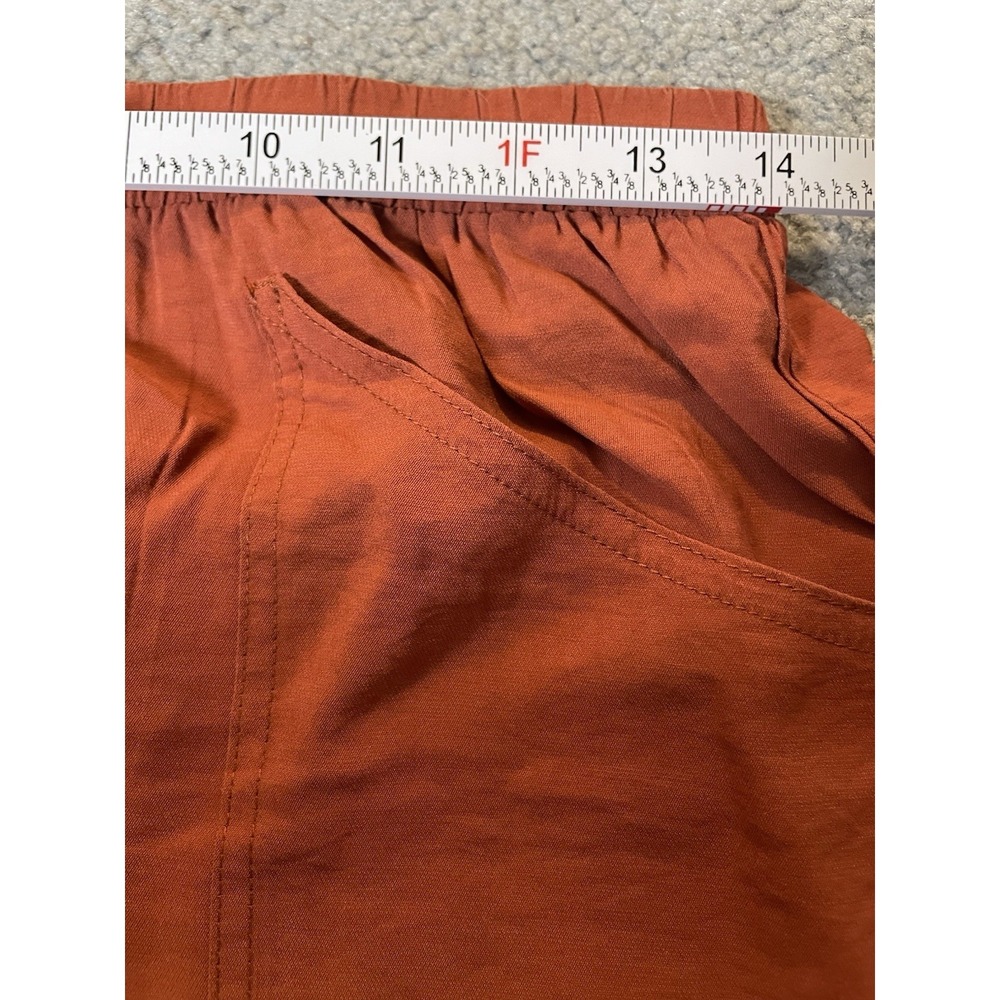 Lot Of 2 Womens Shorts Sz S/M HYFVE Xersion Chino Running Brown Blue Athleisure - Picture 3 of 15